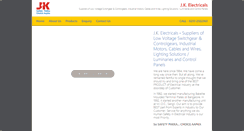 Desktop Screenshot of jkelectricindia.com