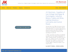Tablet Screenshot of jkelectricindia.com